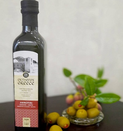 Akrotiri оливковое масло Extra Virgin первого отжима Akrotiri монастырское  500 мл